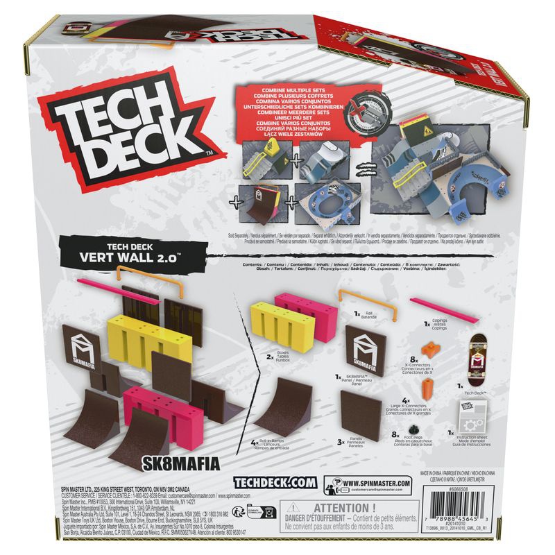 Tech Deck Xconnect Skatepark Mafia Vert Wall