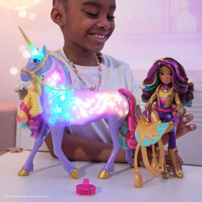 Unicorn Academy leuchtendes Einhorn Wildstar 28 cm