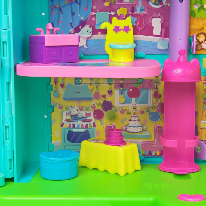 Gabby's Dollhouse großes Haus Feier