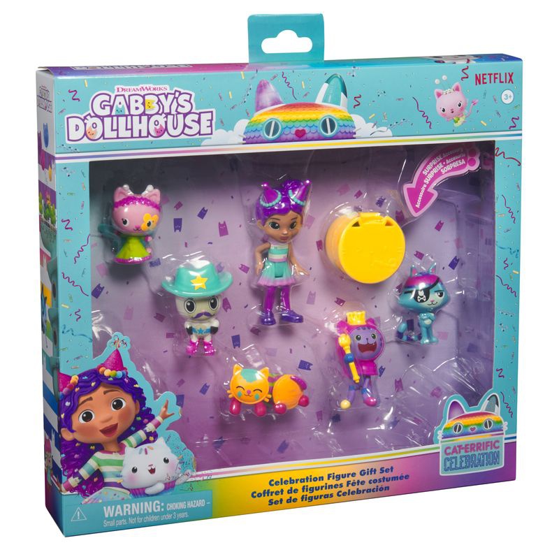Gabby's Dollhouse Multiverpackung von Figuren - Feier