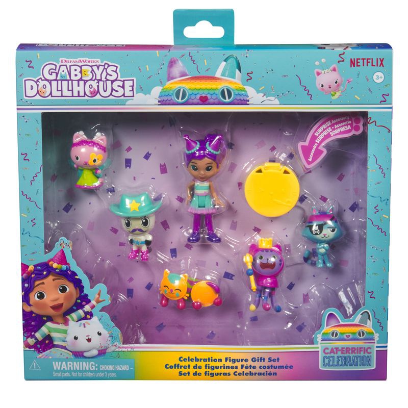 Gabby's Dollhouse Multiverpackung von Figuren - Feier