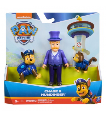 PAW Patrol Bürgermeister Humdinger mit Chase Figur