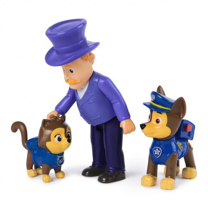 PAW Patrol Bürgermeister Humdinger mit Chase Figur