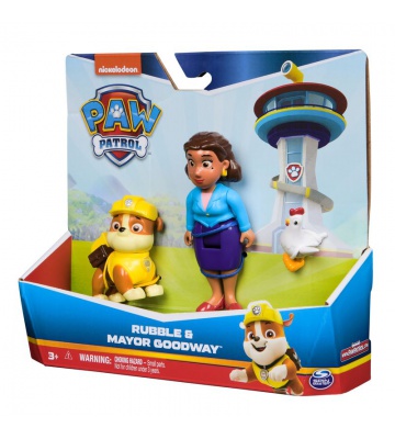 PAW Patrol Bürgermeisterin Goodway mit Rubble Figur