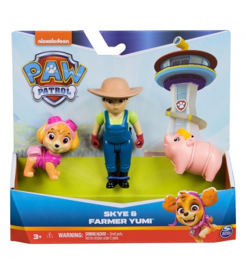 PAW Patrol Bauerin Yumi mit Skye Figur