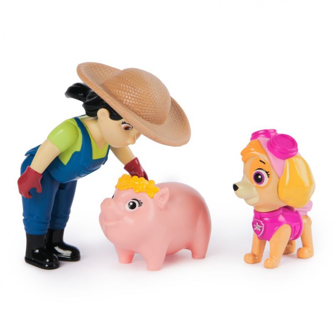 PAW Patrol Bauerin Yumi mit Skye Figur