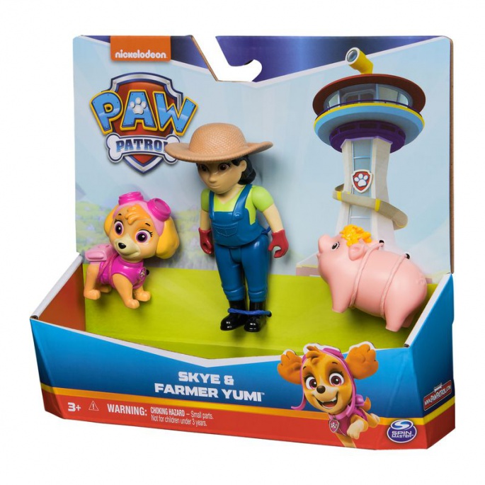 PAW Patrol Bauerin Yumi mit Skye Figur