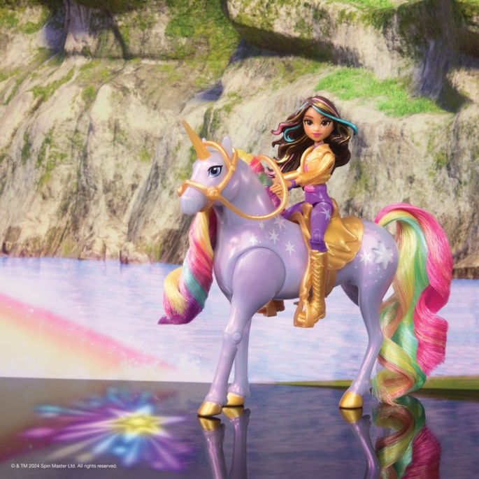 Unicorn Academy Leucht-Einhorn und Sophia & Wildstar Figur 11 cm
