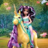 Unicorn Academy kämmender Einhorn Leaf 28 cm