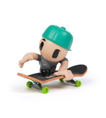 Tech Deck SK8 Crew Fingerboard mit grüner Kappe Figur