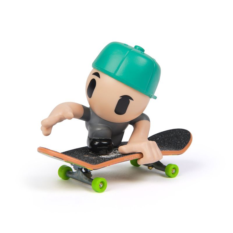 Tech Deck SK8 Crew Fingerboard mit grüner Kappe Figur