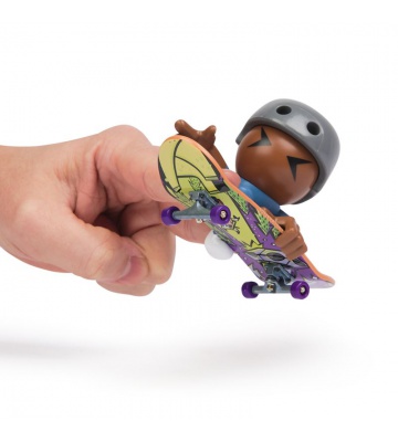 Tech Deck SK8 Crew Fingerboard mit grauem Helm-Figur