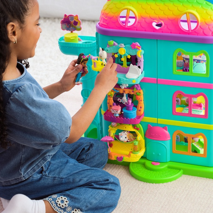 Gabby's Dollhouse großes Haus Feier