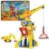 Vorteilhaftes Paket: Rubble & Crew interaktiver Kran mit Geräuschen 60 cm + Basisfahrzeug Rubble