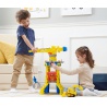 Vorteilhaftes Paket: Rubble & Crew interaktiver Kran mit Geräuschen 60 cm + Basisfahrzeug Rubble