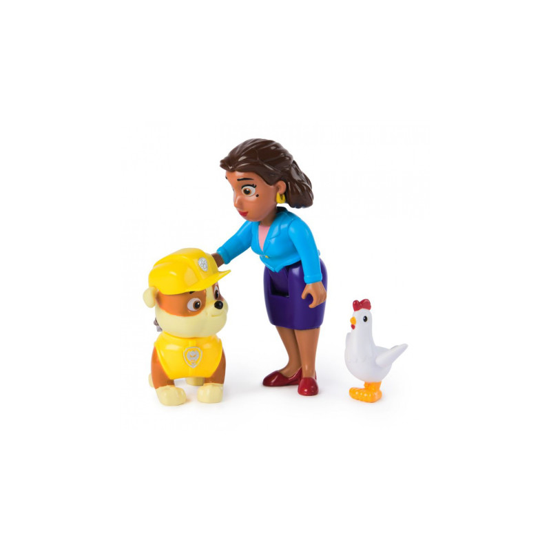 Paket: Rubble & Crew interaktiver Kran 60 cm + Bürgermeisterin Goodway und Rubble zum halben Preis