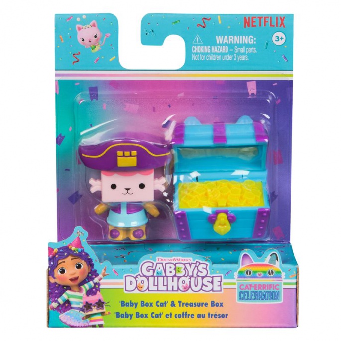 Gabby's Dollhouse Figur Baby Box Cat mit Zubehör