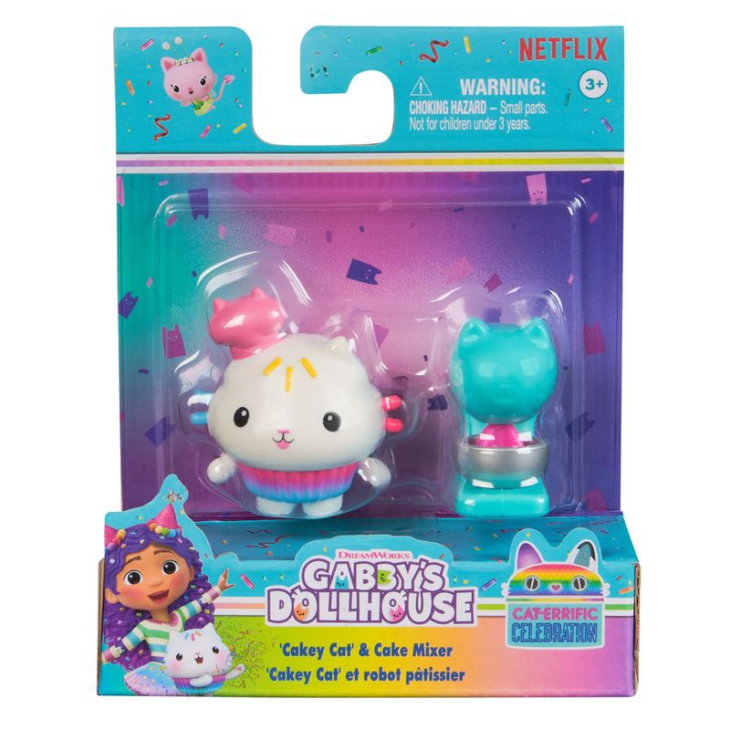 Gabby's Dollhouse Figur Cakey Cat mit Zubehör
