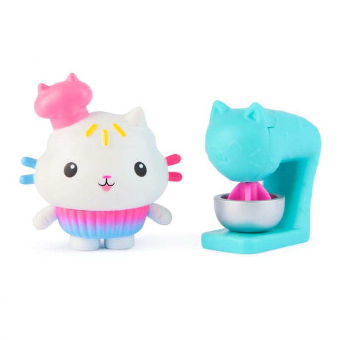 Gabby's Dollhouse Figur Cakey Cat mit Zubehör