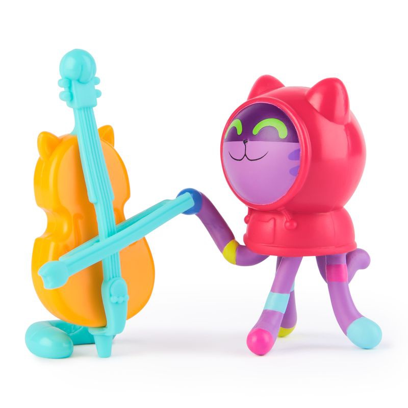 Gabby's Dollhouse, Figur Dj Catnip mit Zubehör