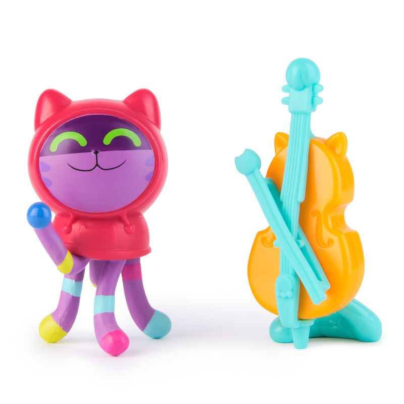 Gabby's Dollhouse, Figur Dj Catnip mit Zubehör