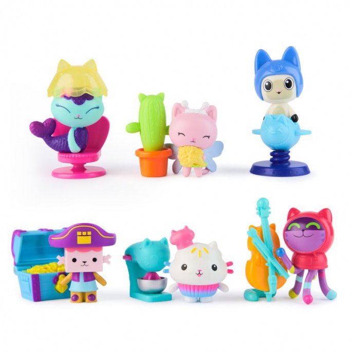 Gabby's Dollhouse, Figur Dj Catnip mit Zubehör