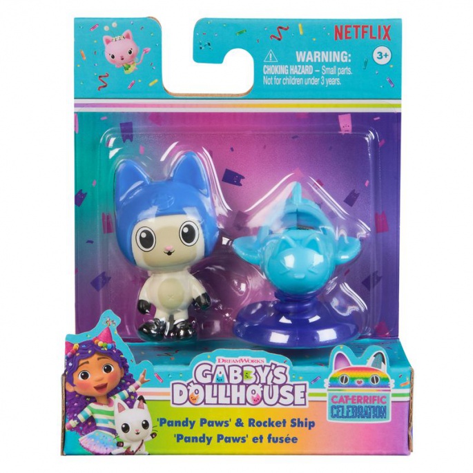 Gabby's Dollhouse, Pandas Pfoten Figur mit Zubehör