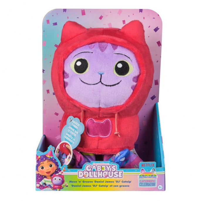 Gabby's Dollhouse DJ Catnip Plüsch mit Funktion