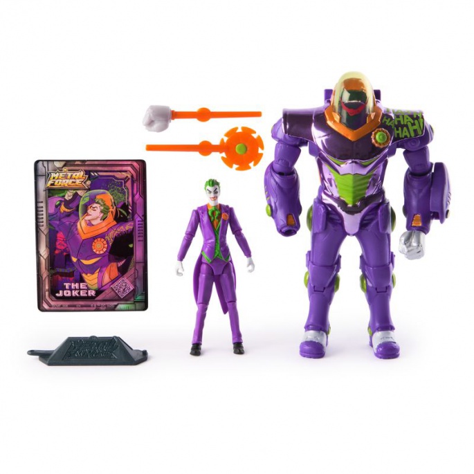 DC Metal Force Joker Actionfigur mit Anzug