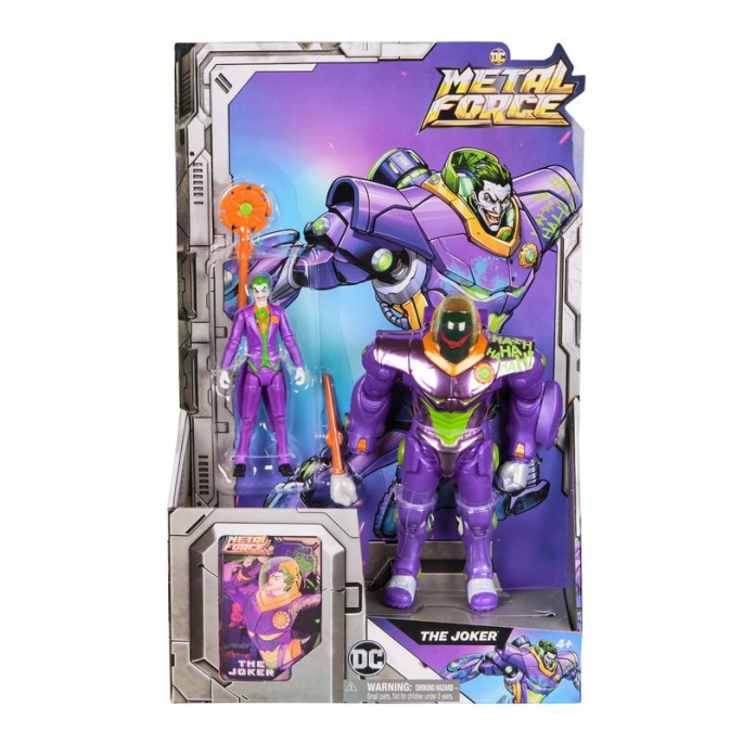 DC Metal Force Joker Actionfigur mit Anzug