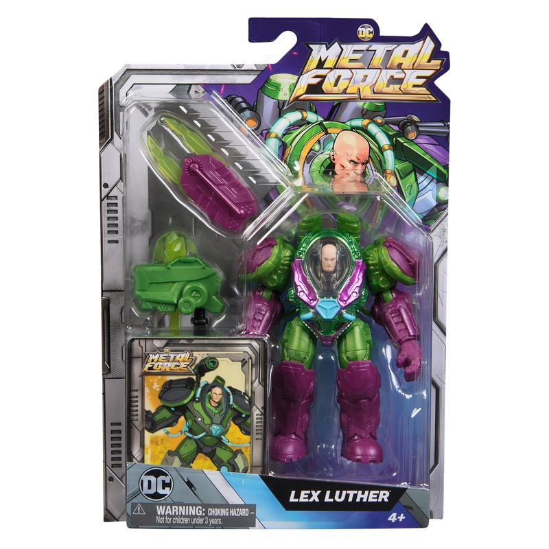 DC Metal Force Actionfigur Lex Luther 10 cm