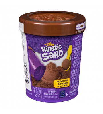 Kinetic Sand braunes Eis in der Tube