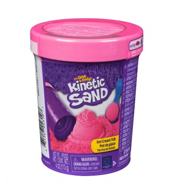 Kinetic Sand rosa Eiscreme in der Tube