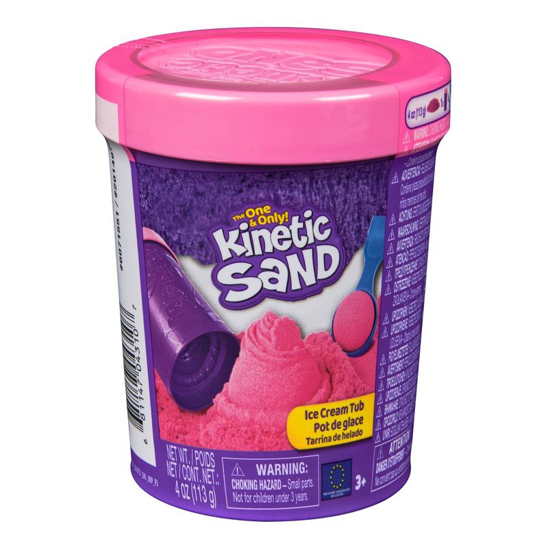 Kinetic Sand rosa Eiscreme in der Tube
