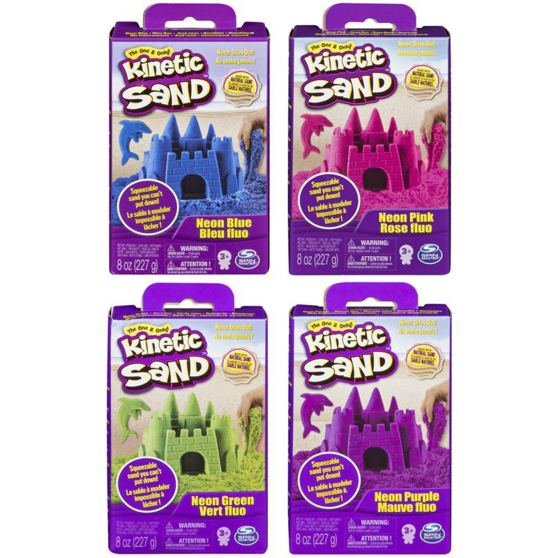 Kinetic Sand neonvioletter Sand