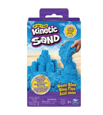 Kinetic Sand neonblauer Sand