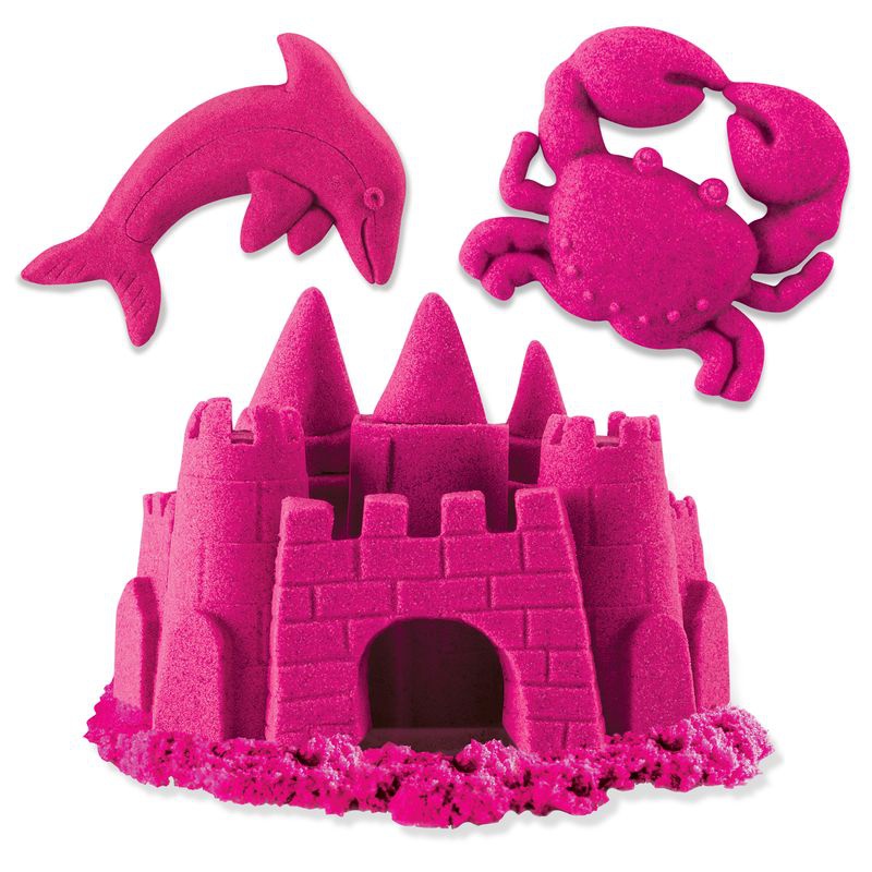 Kinetic Sand neonrosa Sand
