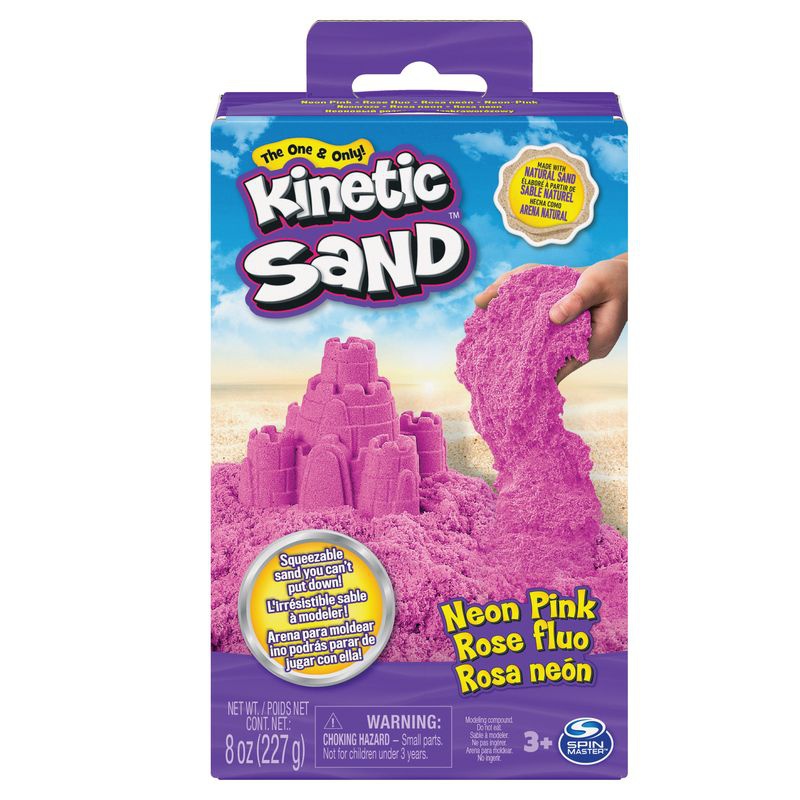 Kinetic Sand neonrosa Sand