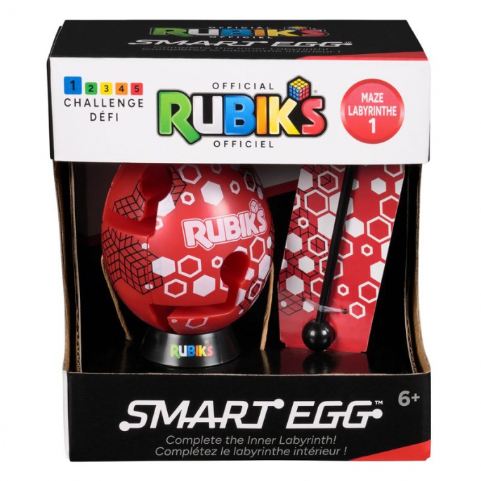 Rubik's Würfel Rätsel rotes Ei