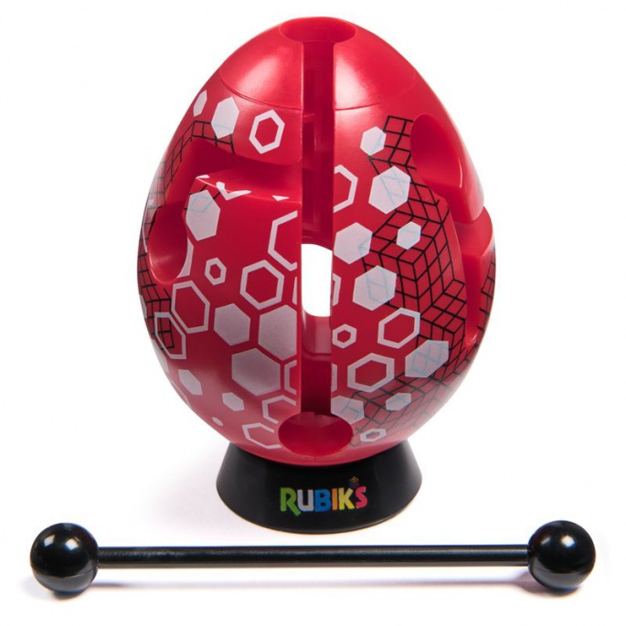 Rubik's Würfel Rätsel rotes Ei