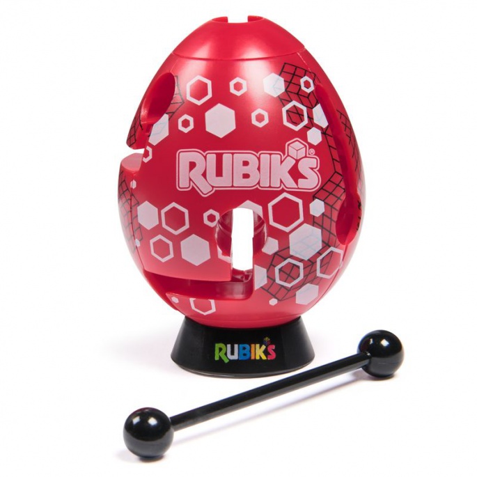Rubik's Würfel Rätsel rotes Ei