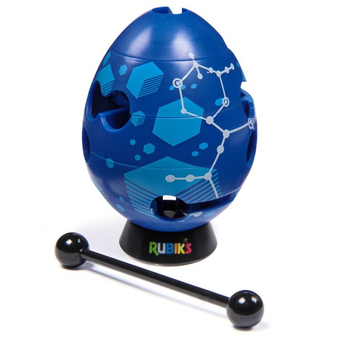 Rubik's Würfel Rätsel Ei blau