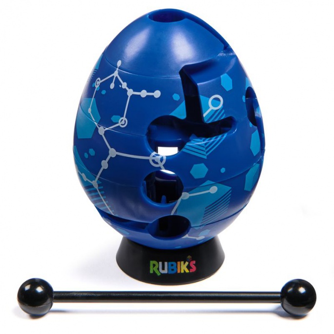 Rubik's Würfel Rätsel Ei blau