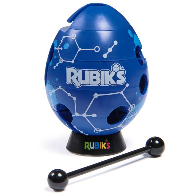 Rubik's Würfel Rätsel Ei blau