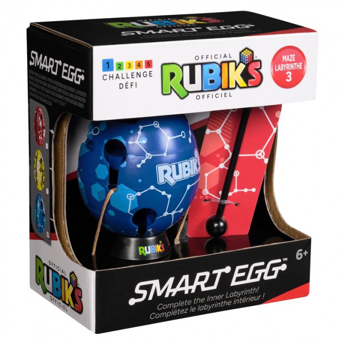 Rubik's Würfel Rätsel Ei blau