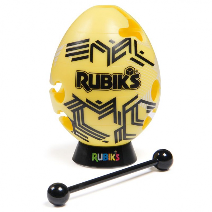 Rubik's Würfel Puzzle gelbes Ei