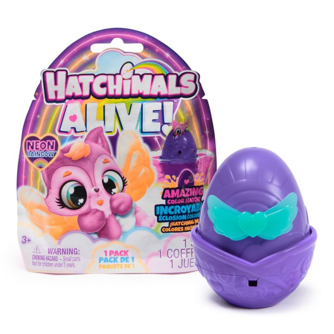 Hatchimals Neon Regenbogen Einzelpackung