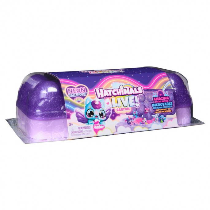 Hatchimals Neonregenbogen Karton Tiere
