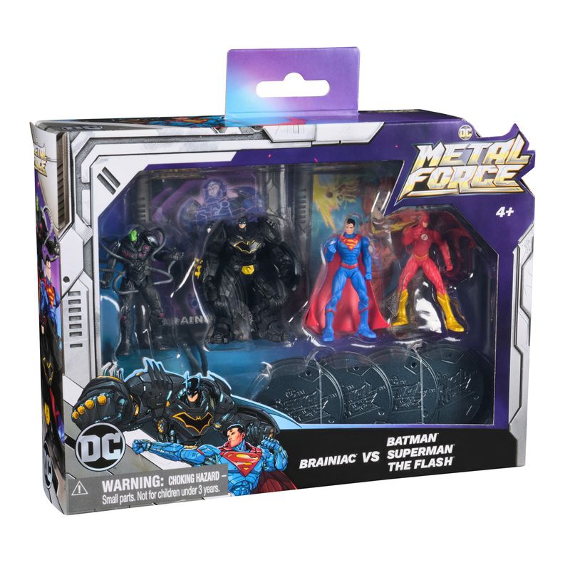DC Metal Force Mehrfachpackung Figuren mit Ständer 5 cm