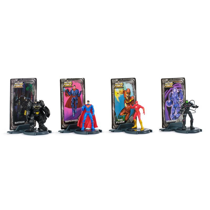 DC Metal Force Mehrfachpackung Figuren mit Ständer 5 cm